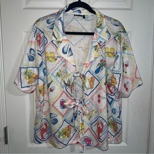 ASOS Multicolor Patterned Blouse